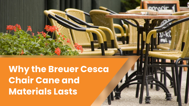 What Makes the Breuer Cesca Chair's Cane and Frame Materials Long-Lasting?