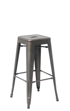 Indoor Backless Steel Barstool