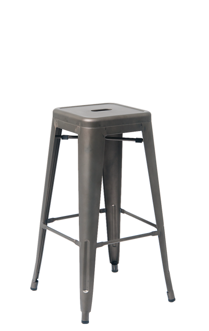 Indoor Backless Steel Barstool