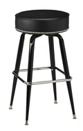 Square Bar Stool Base with Head-on-Head Nail Trim