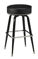 Square Bar Stool Base with Head-on-Head Nail Trim