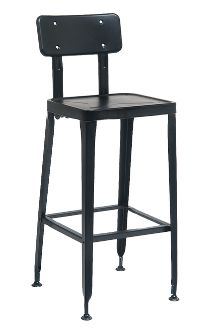 Wolfram Outdoor Metal Bar Stool
