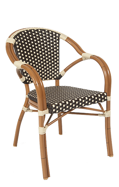 Savannah Aluminum Poly-Woven Outdoor Armchair
