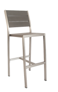 Argyle Outdoor Aluminum Bar Stool (No Arms)