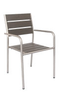 Argyle Outdoor Aluminum Armchair