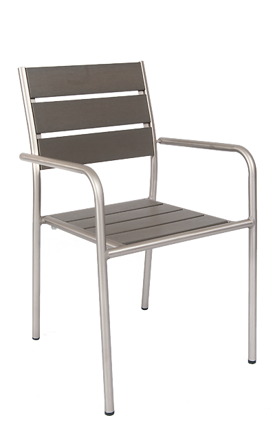 Argyle Outdoor Aluminum Armchair