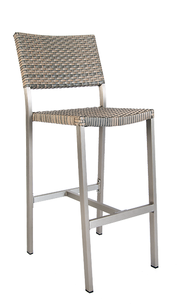 Diversey Aluminum Bar Stool
