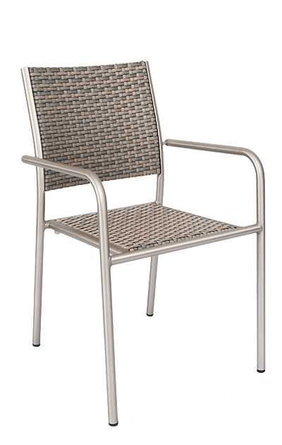 Diversey Aluminum Armchair