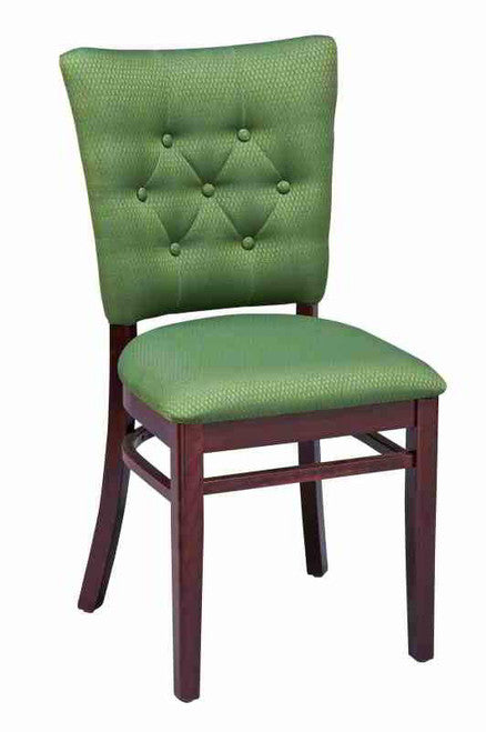 Miles Dining Chair with nail head trim (front view)