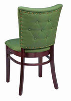 Miles Dining Chair with nail head trim (back view)