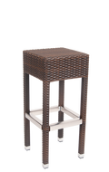 Elliot Poly-Woven Outdoor Bar Stool