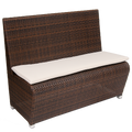 Roscoe Poly-Woven Outdoor Bench