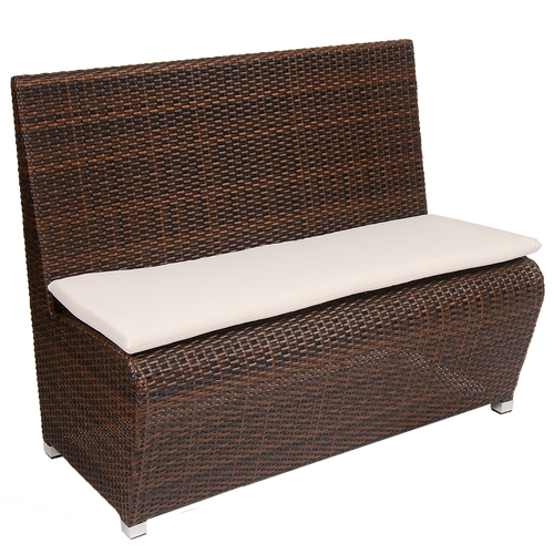 Roscoe Poly-Woven Outdoor Bench