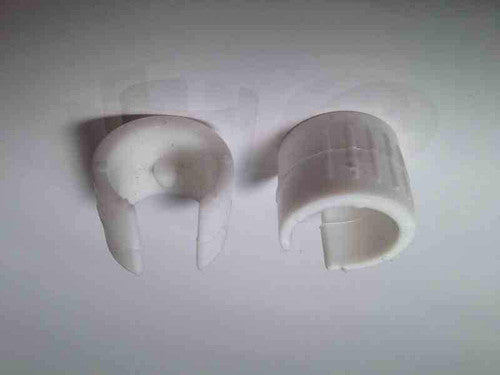 Breuer Single Prong Glides in White