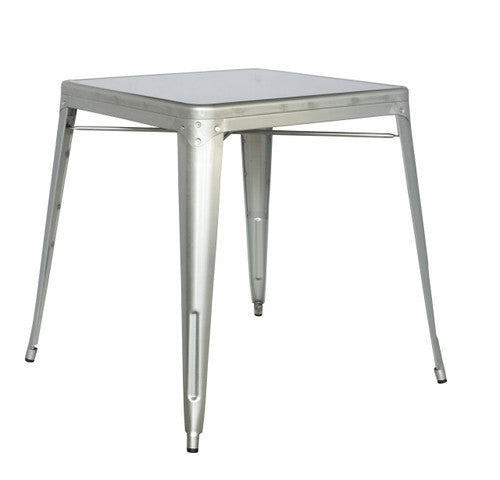 Galvanized Steel Outdoor Dining Table