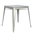 Galvanized Steel Outdoor Dining Table
