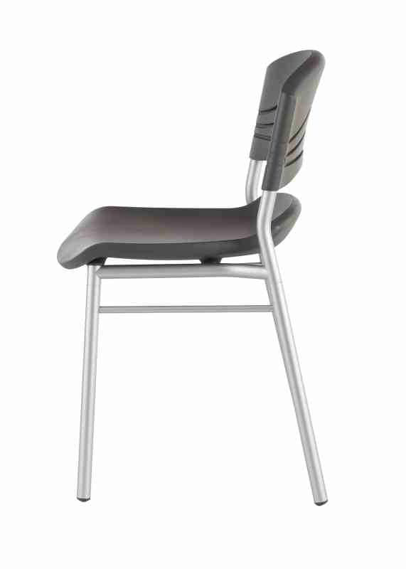 Iceberg CafeWorks Cafe Chair (Set of Two). Pictured: individual chair, side view. 