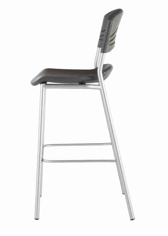 Iceberg CafeWorks Cafe Bistro Stool (side view)