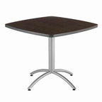 Iceberg CafeWorks Bistro Table in walnut finish. 