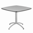 Iceberg CafeWorks 30" High Cafe Table in Gray finish