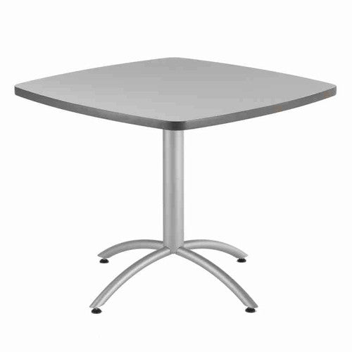 Iceberg CafeWorks 30" High Cafe Table in Gray finish