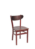 Contoured Metal Chair