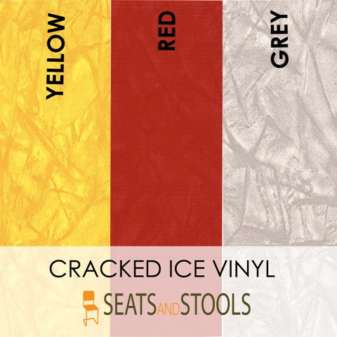 Cracked ice vinyl selection for Classic Two Tone Chair Replacement Seats and Backs. 50's style dinette chair, Route 66, diner chair | Seats and Stools 