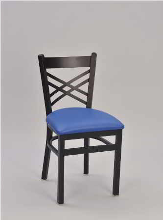 Tapered Replacement Seat shown in blue vinyl