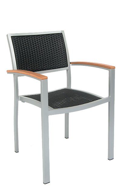 Quincy Outdoor Aluminum Armchair