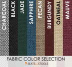 Fabric color selection for Open Back Club Bucket Chair | Seats and Stools 