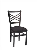 Framed Cross Hatch Metal Chair