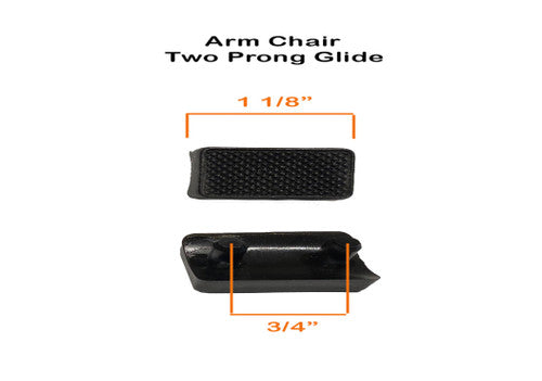 Breuer Arm Chair Floor Glide SOLD OUT, Please use single prong glide.