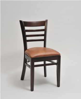 Ladder Wood Bar Stool - chair height option | Seats and Stools 