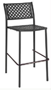 Lola Metal Outdoor Bar Stool