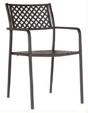Lola Outdoor Metal Arm Chair