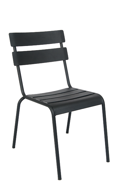 Black Line Outdoor Steel Chair