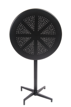Round Bar Height Indoor/Outdoor Table (Black)