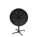 Round Indoor/Outdoor Table (Black)