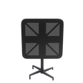 Square Indoor/Outdoor Table (Black)