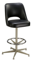 Open Back Bucket Bar Stool