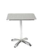 Metal outdoor table to accompany Maria Outdoor Aluminum Bar Stool or Chair.