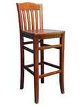 Vertical Slat Schoolhouse Bar Stool