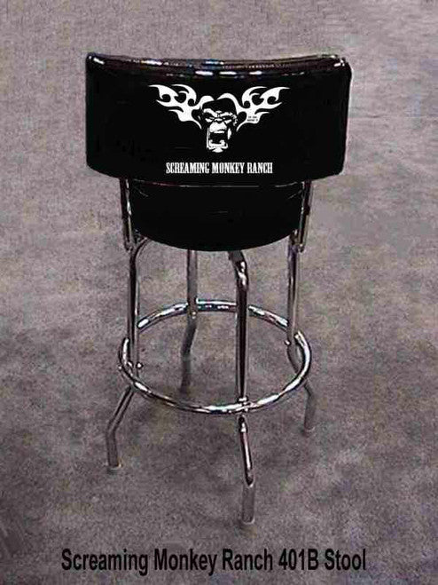Seats and Stools provides commercial-grade Custom Logo Stools with backs are perfect for point-of-purchase situations. 