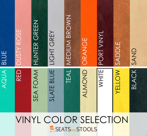Vinyl selection for High Back Bar Stool 1 | Seats and Stools 