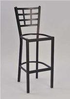 Window Pane Metal Chair