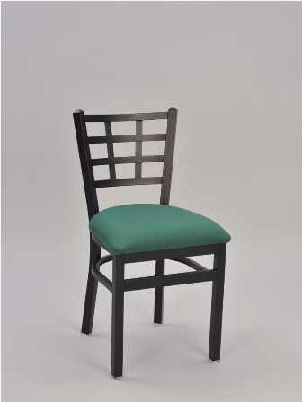 Window Pane Metal Bar Stool