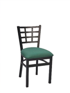 Window Pane Metal Chair