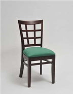 Window Pane Wood Bar Stool - chair height option | Seats and Stools 