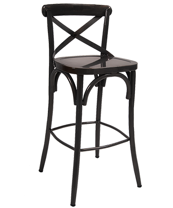 Cross Back Bar Stools