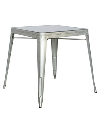 Galvanized Steel Outdoor Dining Table Galvanized Steel Outdoor Dining Table